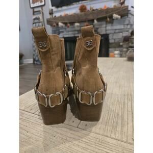 Sam Edelman Women's Bellamie Ankle Boots Size 8 Brown Suede Casual